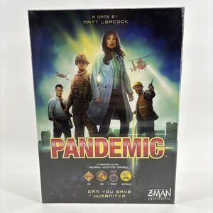 Pandemic Board Game Cooperative Role Play Z-Man Games 2012 New Sealed